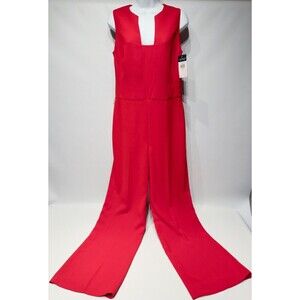 NWT $225 Lauren Ralph Lauren Wide Leg Sleeveless Jumpsuit Romper Women 6 no belt